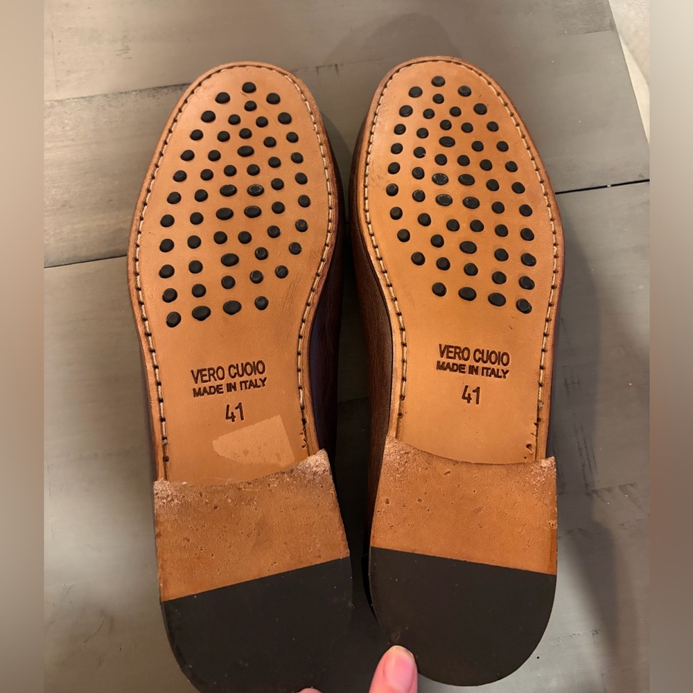 Men's Brown Loafers Made in Italy - Picture 2 of 2